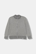 Дитячий бавовняний кардиган United Colors of Benetton колір сірий 120YC500W
