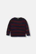 United Colors of Benetton pulover copii culoarea bleumarin, 1Z8SQ108Z