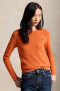 Polo Ralph Lauren sweter damski z dodatkiem kaszmiru czerwony 211971865