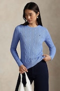 Polo Ralph Lauren sweter bawełniany damski niebieski 211971869