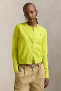 Polo Ralph Lauren kardigan damski kolor zielony lekki 211971871