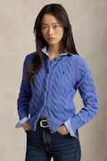 Polo Ralph Lauren kardigan wełniany damski niebieski 211972104