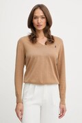 Bombažen pulover Polo Ralph Lauren ženski, zelena barva, 211972105