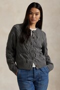 Vuneni kardigan Polo Ralph Lauren boja: siva, 211972128