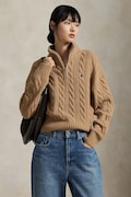 Polo Ralph Lauren sweter wełniany damski brązowy 211972130