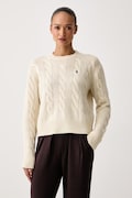 Polo Ralph Lauren sweter damski wełniany beżowy 211A91216