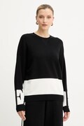 Elisabetta Franchi sweter damski kolor czarny lekki MK01S56E2