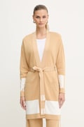 Elisabetta Franchi cardigan culoarea bej, light, MK02S56E2