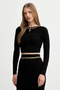 Elisabetta Franchi kardigan damski kolor czarny MK29B56E2