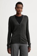Calvin Klein kardigan damski kolor szary lekki LV044C346G