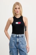 Tommy Jeans top kolor czarny DW0DW20975