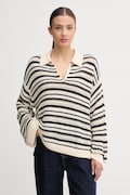 Tommy Hilfiger pulover culoarea bej, light, WW0WW46524