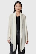 AllSaints kardigan z domieszką wełny HARPER damski kolor biały lekki W052KC