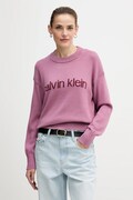 Бавовняний светр Calvin Klein Jeans колір рожевий легкий LV047C311G