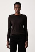 BOSS sweter damski wełniany Ferpina brązowy 50544987
