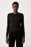 BOSS sweter damski wełniany Ferpina brązowy 50544987
