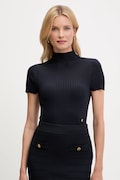 Guess sweter JAYLA damski kolor granatowy z półgolfem W5YR04 Z0040