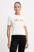 Guess tricou LAYLA culoarea bej, W5YR25 Z2NQ2