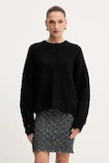 Sveter s prímesou vlny Pinko čierna farba, 105505 A2R1