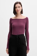 Светр United Colors of Benetton колір фіолетовий легкий 16UYD10E7
