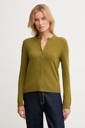 Кардиган з додаванням вовни United Colors of Benetton колір зелений легкий 102HD502B