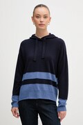 Svetr s příměsí vlny United Colors of Benetton tmavomodrá barva, 102HE203V