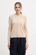 United Colors of Benetton kardigan kaszmirowy damski kolor beżowy 1033D502A
