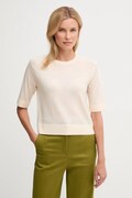 United Colors of Benetton sweter wełniany damskie kolor beżowy lekki 11AHD10E6
