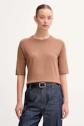 United Colors of Benetton pulover de lână culoarea maro, light, 11AHD10E6