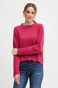 United Colors of Benetton sweter z dodatkiem wełny damski kolor różowy 1244D10BC
