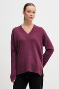 United Colors of Benetton sweter z dodatkiem wełny damski kolor fioletowy 1244D403A