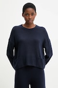 United Colors of Benetton maglione con lana colore blu navy  126WD10E4