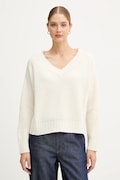 United Colors of Benetton maglione con lana colore beige  126WD402Z
