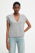 United Colors of Benetton gilet con lana colore grigio  126WD4033
