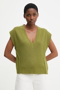 United Colors of Benetton gilet con lana colore verde  126WD4033