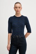 United Colors of Benetton pulover culoarea bleumarin, light, 12F3D10EE