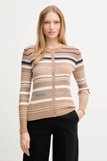 Джемпер United Colors of Benetton колір коричневий легкий 1E3RE502D