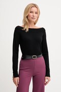 United Colors of Benetton sweter damski kolor czarny lekki 1W2AD10E0