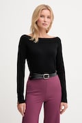 United Colors of Benetton sweter damski kolor czarny lekki 1W2AD10E0
