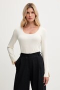 United Colors of Benetton sweter damski kolor beżowy lekki 1W2AD10E5