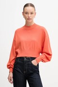 Πουλόβερ με προσθήκη μαλλιού United Colors of Benetton χρώμα: πορτοκαλί, 1Y6SD2041