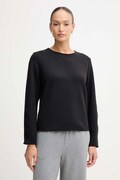United Colors of Benetton bluză culoarea negru, uni, 3QAFD10AU