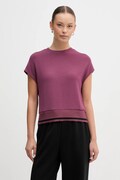 Kratka majica United Colors of Benetton ženska, vijolična barva, 3QAFD10AX