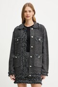 Blugirl Blumarine kardigan damski kolor czarny ciepły RF5228.MA950
