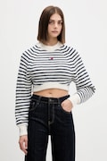 Tommy Jeans sweter z domieszką wełny damski kolor biały DW0DW21677