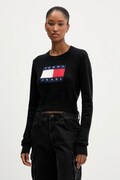Tommy Jeans sweter damski kolor czarny DW0DW21690