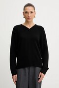 Armani Exchange pulover din amestec de lână culoarea negru, light, XW001335 AF13774