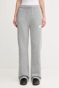 adidas Originals spodnie dresowe z domieszką wełny Knitted Pants kolor szary gładkie KF2534