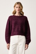 American Vintage sweter damski z wełną bordowy NIB18A