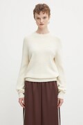 Вовняний светр Lacoste колір бежевий легкий AF4160